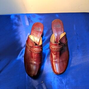 Sofft Brown Leather Loafers Slip-On Shoes